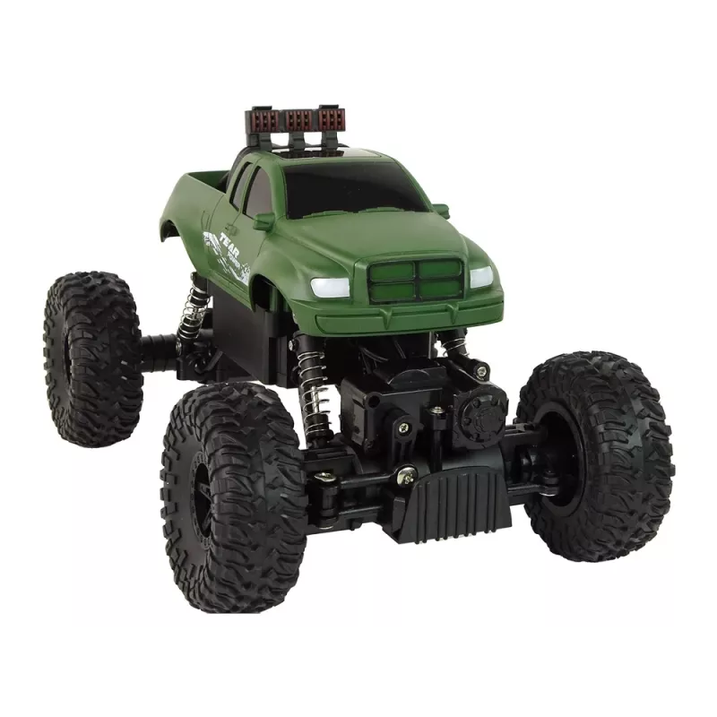 LEAN TOYS Remote Controlled Car R/C 2.4 GHz 1:18 Green