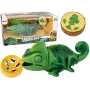 LEAN TOYS Remote Controlled Chameleon Green Light 28 cm