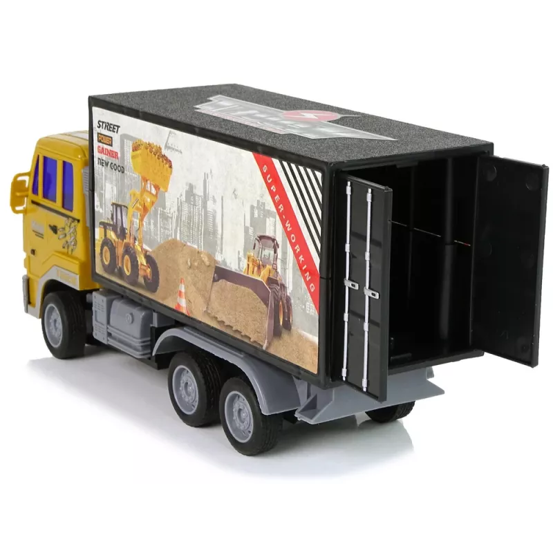 LEAN TOYS Remote Controlled Construction Truck 1:24 Yellow