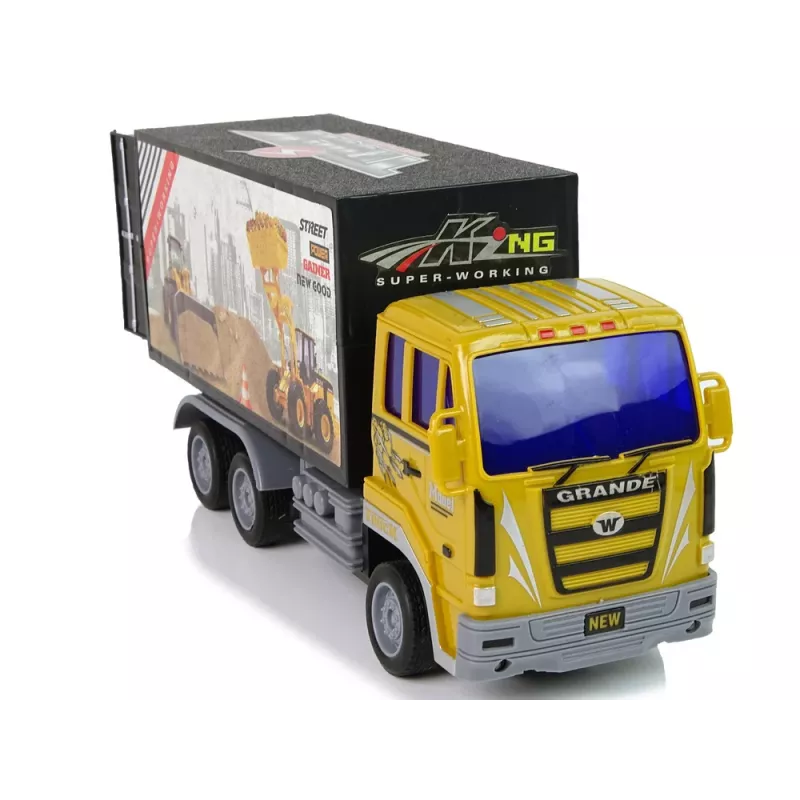 LEAN TOYS Remote Controlled Construction Truck 1:24 Yellow