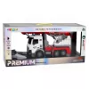 LEAN TOYS Remote Controlled Crane Truck RC Movable Rotating Crane 1:14