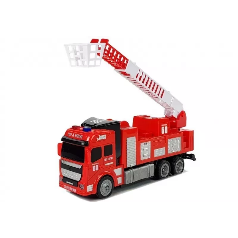 LEAN TOYS Remote Controlled Fire Truck R/C