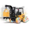 LEAN TOYS Remote Controlled Forklift Truck 360 Degree Rotation Luminous Wheels