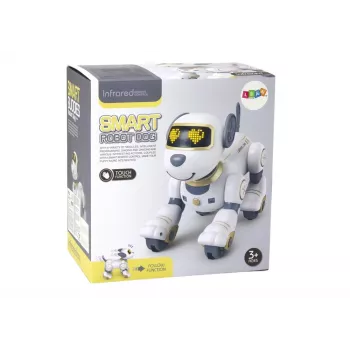 LEAN TOYS Remote Controlled Interactive Robot Dog – Golden, Dancing, Programmable, Rechargeable