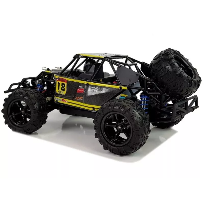 LEAN TOYS Remote Controlled Off-road Buggy 1:18 Yellow ENOZE 9303E 45 km/h