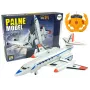 LEAN TOYS Remote Controlled Passenger Aircraft with LED Lights 40 MHz Pilot