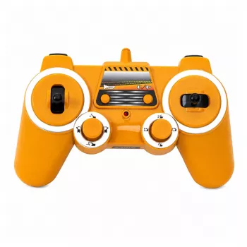 LEAN TOYS Remote Controlled RC Crawler Excavator Lights and Sounds Yellow 1:16
