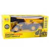 LEAN TOYS Remote Controlled RC Dump Truck Transporter Sounds 9CH 2.4G Yellow