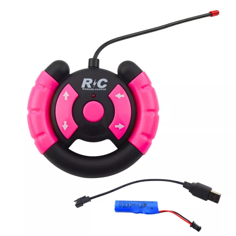 LEAN TOYS Remote Controlled RC Off-Road Car with Dolls Pink 1:16