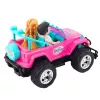 LEAN TOYS Remote Controlled RC Off-Road Car with Dolls Pink 1:16