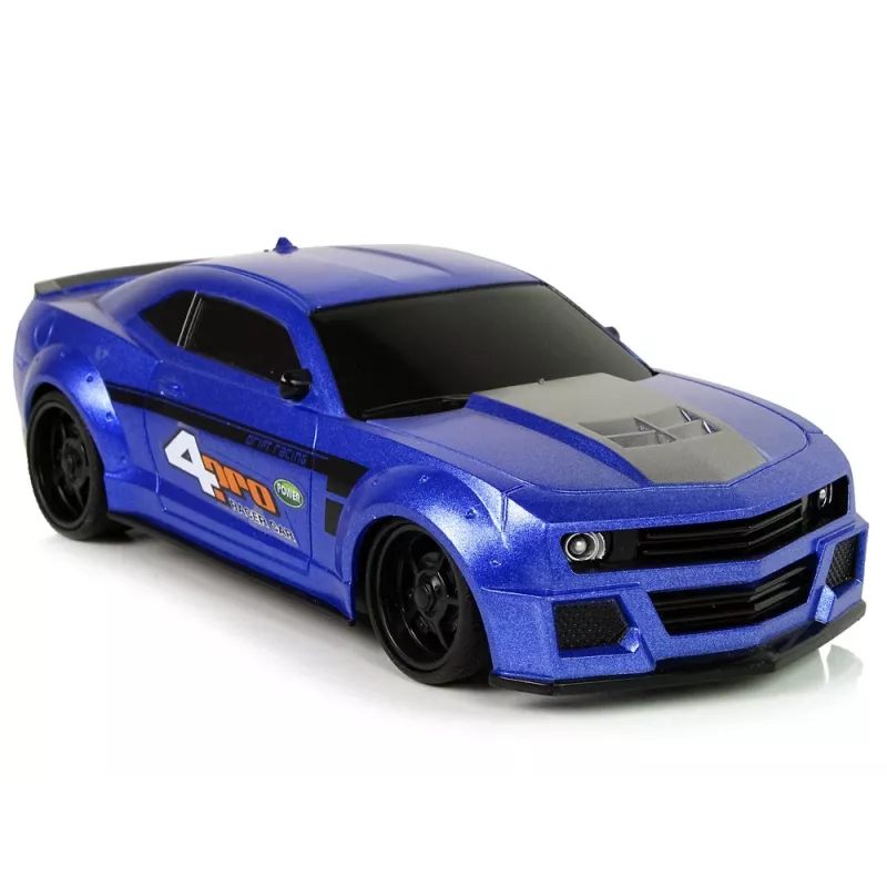 LEAN TOYS Remote Controlled Sports Car 1:24 Racing Blue Tinted Windows
