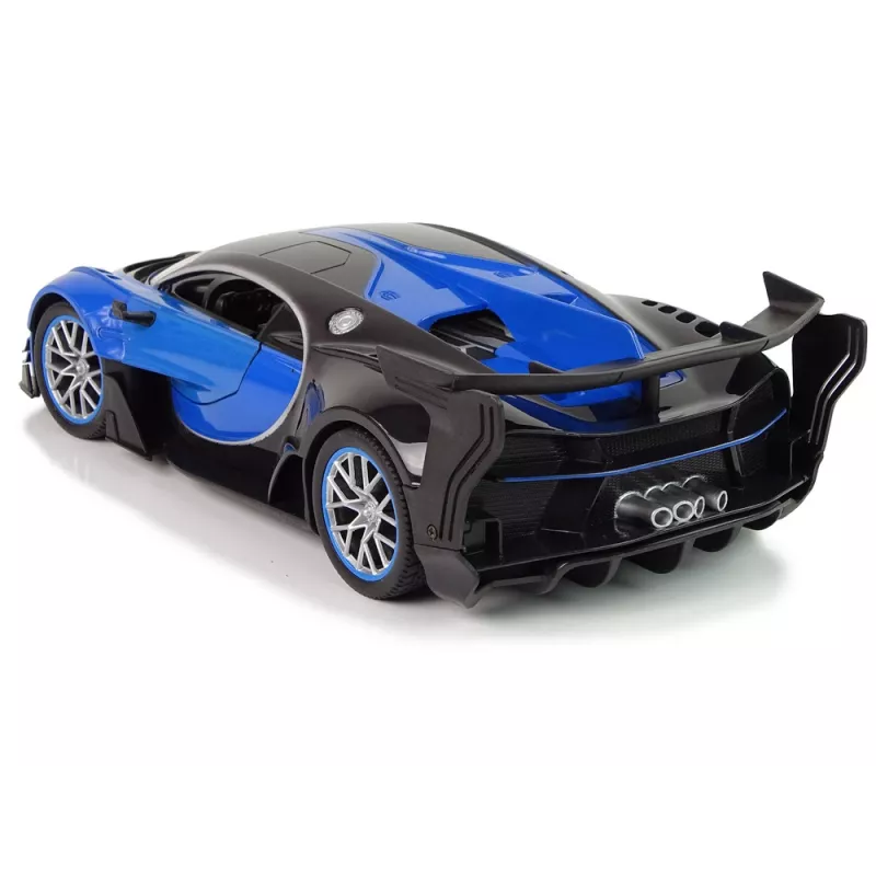LEAN TOYS 1:16 Remote-Controlled Sports Car with LED Front Lights and R/C Remote Control