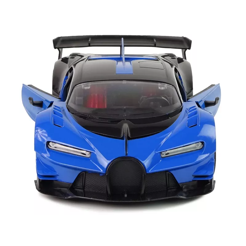 LEAN TOYS 1:16 Remote-Controlled Sports Car with LED Front Lights and R/C Remote Control