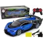 LEAN TOYS 1:16 Remote-Controlled Sports Car with LED Front Lights and R/C Remote Control