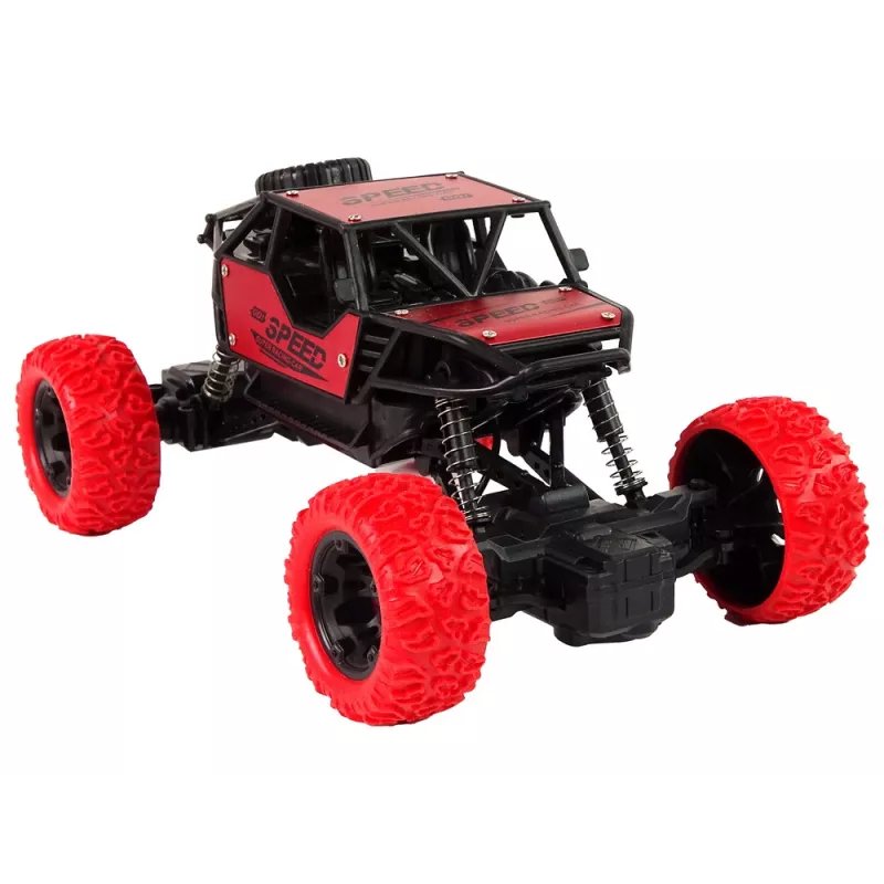 LEAN TOYS Remote Controlled Terrain Car R/C 1:18 Red