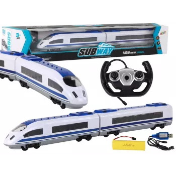 LEAN TOYS Remote Controlled Train 65 cm R/C Lights