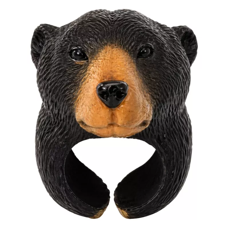 LEAN TOYS Ring on Hand Educational Animals Bear