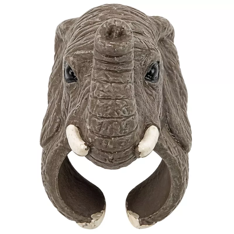 LEAN TOYS Ring on Hand Educational Animals Elephant