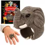 LEAN TOYS Ring on Hand Educational Animals Elephant