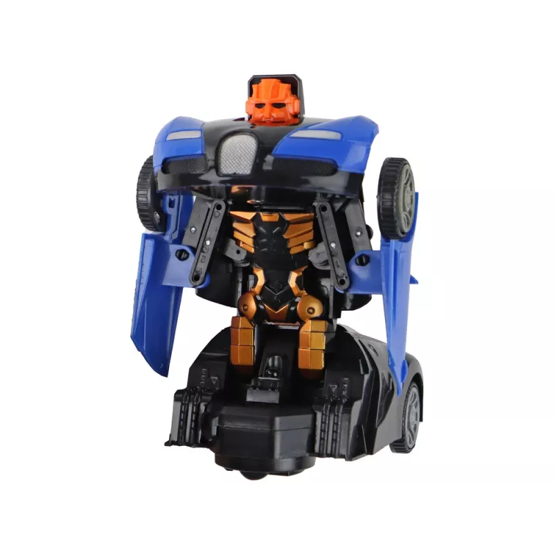 LEAN TOYS Robot Car 2in1 Bugatti Blue Light Effects