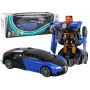 LEAN TOYS Robot Car 2in1 Bugatti Blue Light Effects