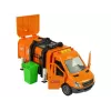 LEAN TOYS Rubbish Truck with Friction Drive Sound Effects Orange