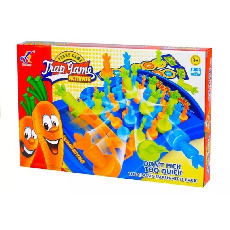 LEAN TOYS Running Carrots Arcade Trap Game