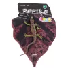 LEAN TOYS Sand Lizard Rubber Figure Stretchable Realistic 15 cm