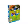 LEAN TOYS Sandbox Table with Molds, Shovel, Rake and Cloud - Multicolour