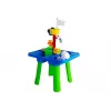 LEAN TOYS Sandbox Table with Molds, Shovel, Rake and Cloud - Multicolour