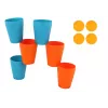LEAN TOYS Sensory Specially Designed Cup Bottom for Game Mugs 3in1 Creative 16 Pieces Puzzle