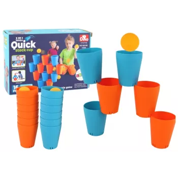 LEAN TOYS Sensory Specially Designed Cup Bottom for Game Mugs 3in1 Creative 16 Pieces Puzzle