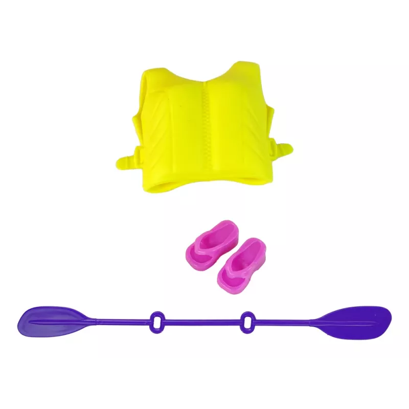 LEAN TOYS Set Doll Accessories Kayak Pink
