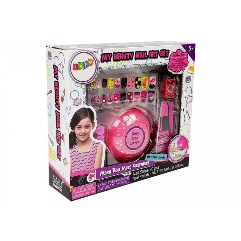 LEAN TOYS Set For Making Nail Varnish Dryer Various Designs