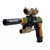LEAN TOYS Set Military Pistol Rifle Knife Medal Sight