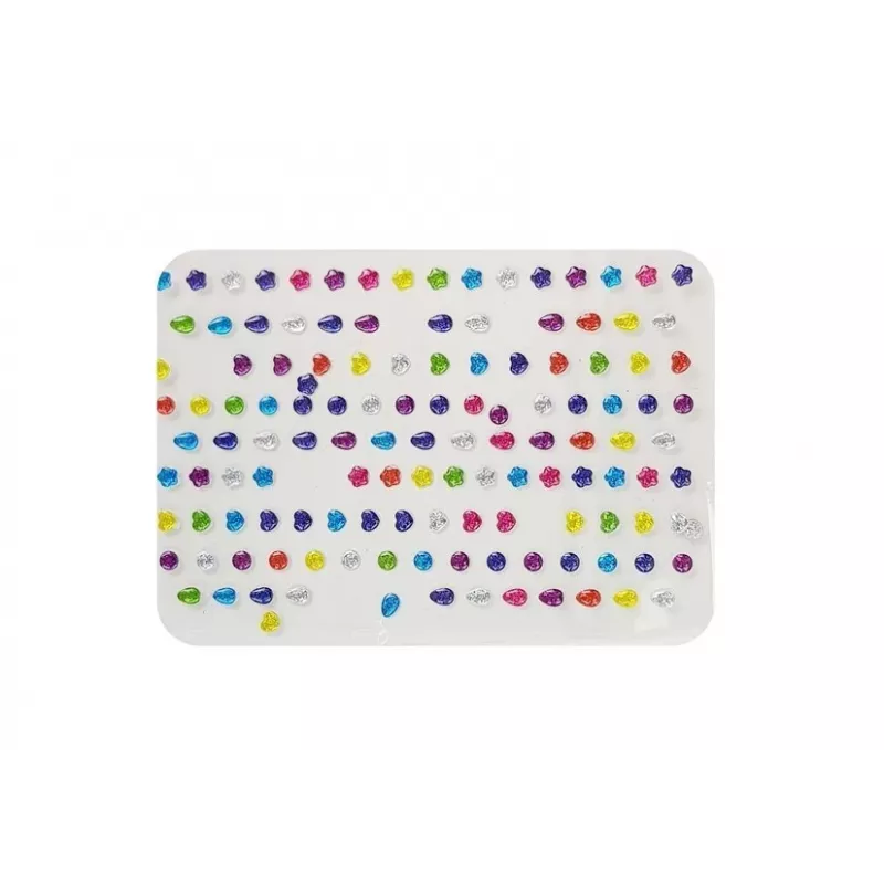 LEAN TOYS Set of 2 in 1 Bracelet Making and Nail Painting Beads Nail Lacquers