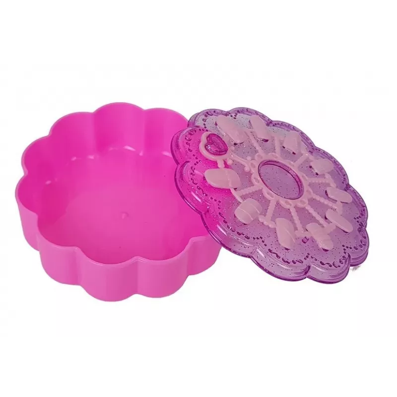 LEAN TOYS Set of 2 in 1 Bracelet Making and Nail Painting Beads Nail Lacquers