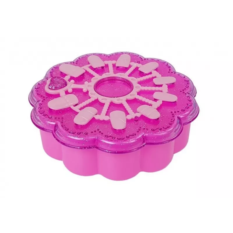 LEAN TOYS Set of 2 in 1 Bracelet Making and Nail Painting Beads Nail Lacquers