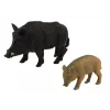 LEAN TOYS Set of 2 Wild Boar with Young Figurines Forest Animals Series