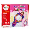 LEAN TOYS Set of Creative Plastic Mirror Mold Plaster Paints