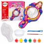 LEAN TOYS Set of Creative Plastic Mirror Mold Plaster Paints