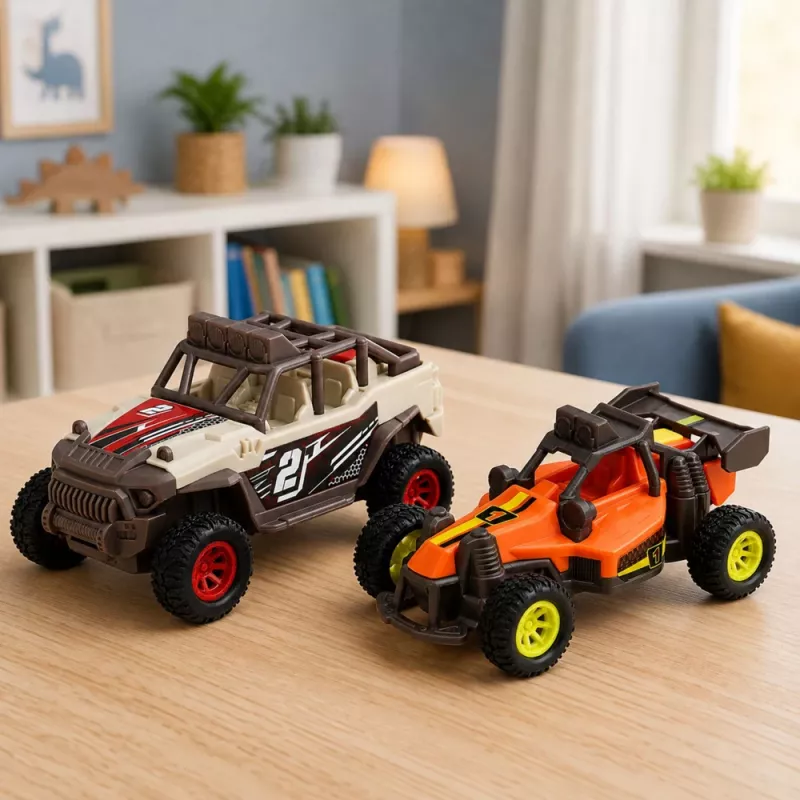 LEAN TOYS Set of Cross-Country Off-Road Vehicles Lights and Sounds 2 pcs.