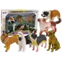 LEAN TOYS Set of Dog Figurines Dogs of Breeds 6 Elements