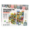 LEAN TOYS Set of Magnetic Construction Blocks Ball Track Colorful 98 pcs.