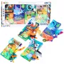 LEAN TOYS Set of Soft Colorful Educational Sensory Books for Toddlers 4pcs