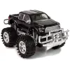 LEAN TOYS Set of Vehicles Black Monster Truck White Caravan 58 cm