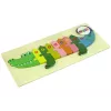 LEAN TOYS Set of Wooden Puzzles Crocodile Numbers