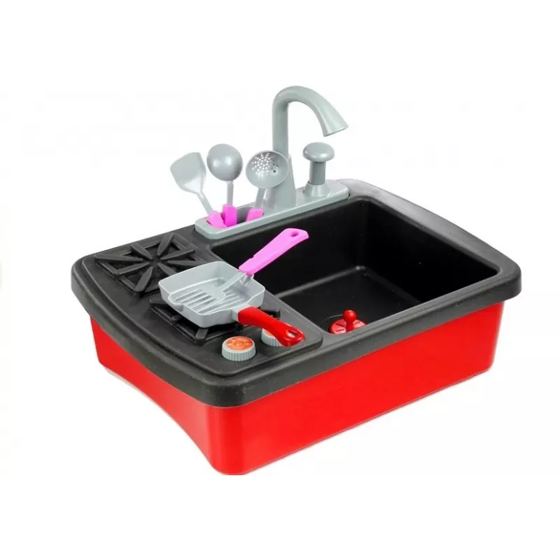 LEAN TOYS Sink Kitchen Sink with Accessories