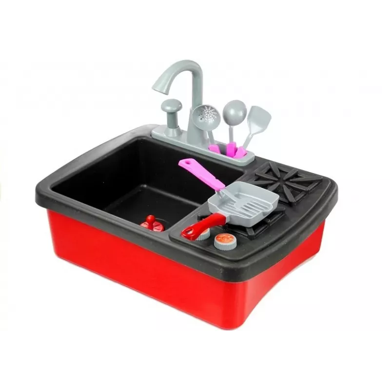 LEAN TOYS Sink Kitchen Sink with Accessories