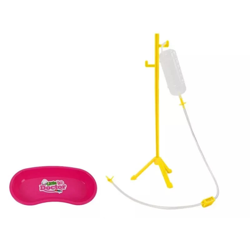 LEAN TOYS Small Dentist Medical Kit Accessories in a Pink Case